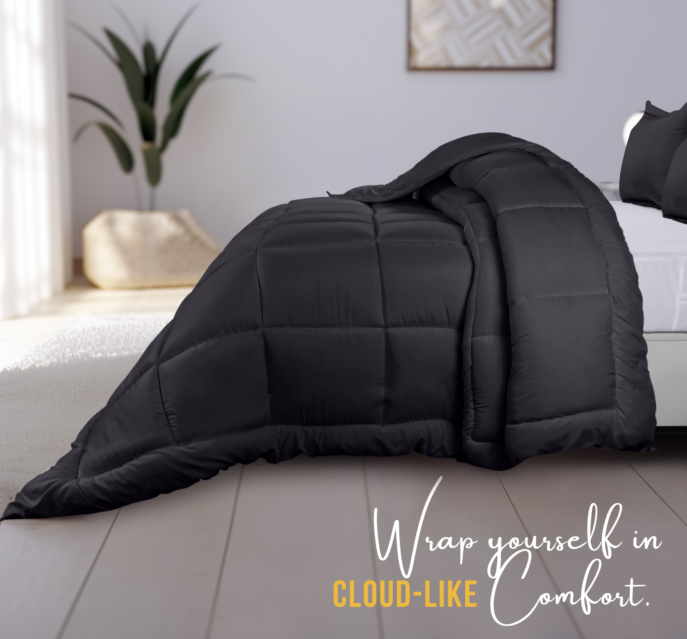 Utopia Bedding Comforter Set – Down Alternative Bed Set with All Season Comforter and Pillow Sham – Soft & Cozy – Available in Multiple Sizes & Colors