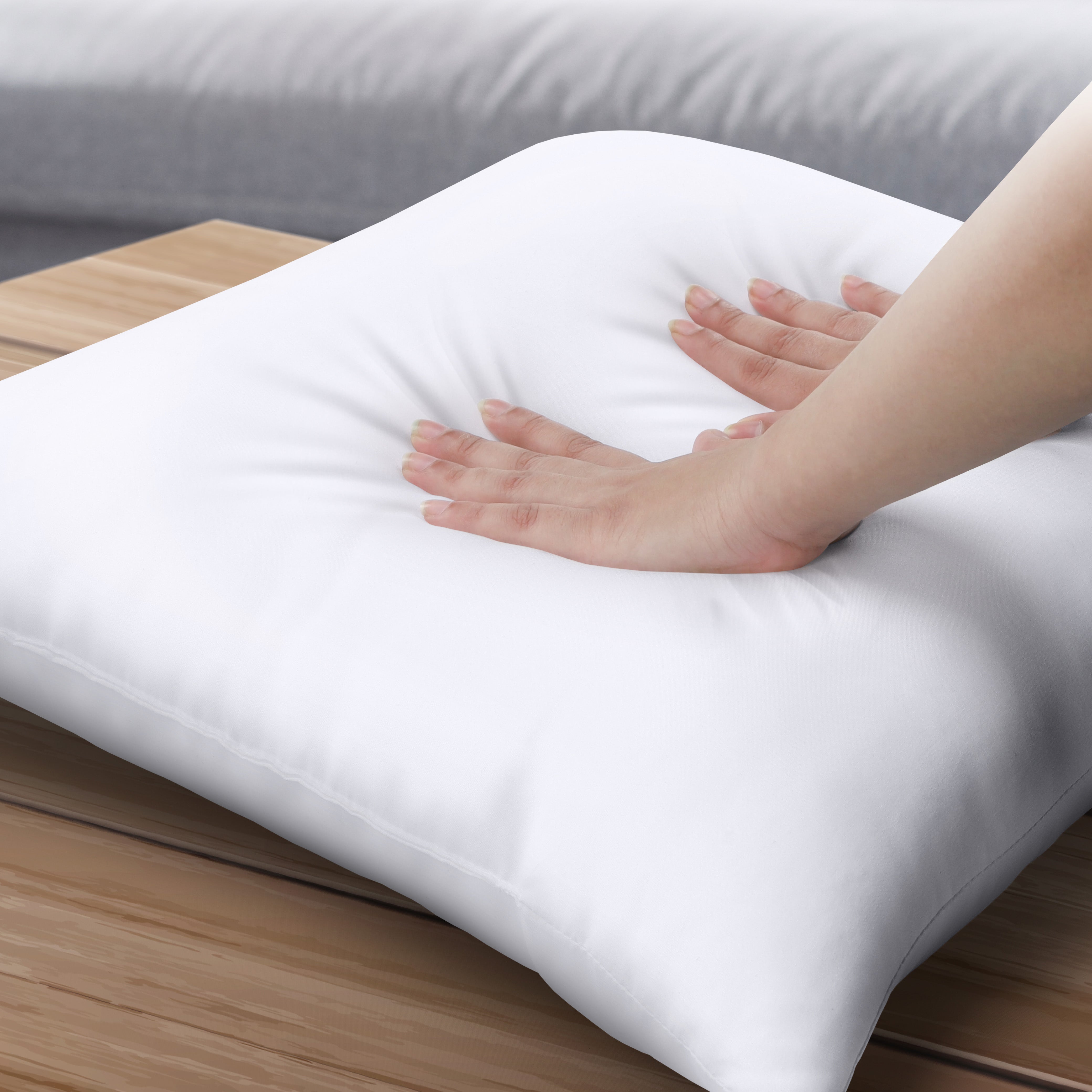 Patdrea Set Of 4 Throw Pillow Inserts - Soft White Decorative Cushions For Couch & Bed - View #5