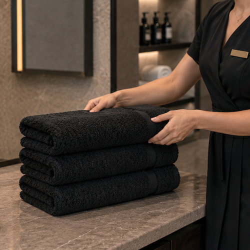 72-Pack Bleach Proof Salon Towels 16x27 Inches