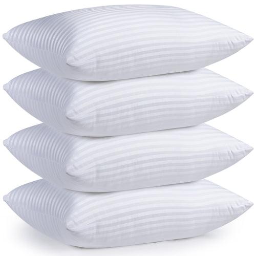 Utopia Bedding Bed Pillows – Set of 4 Soft Down Alternative Hotel Pillows for All Sleep Positions