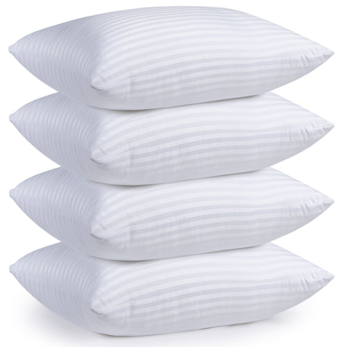 Utopia Bedding Bed Pillows – Set of 4 Soft Down Alternative Hotel Pillows for All Sleep Positions