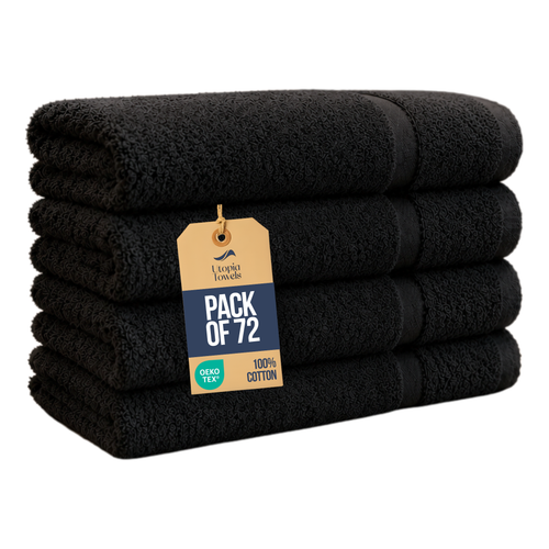 72-Pack Bleach Proof Salon Towels 16x27 Inches