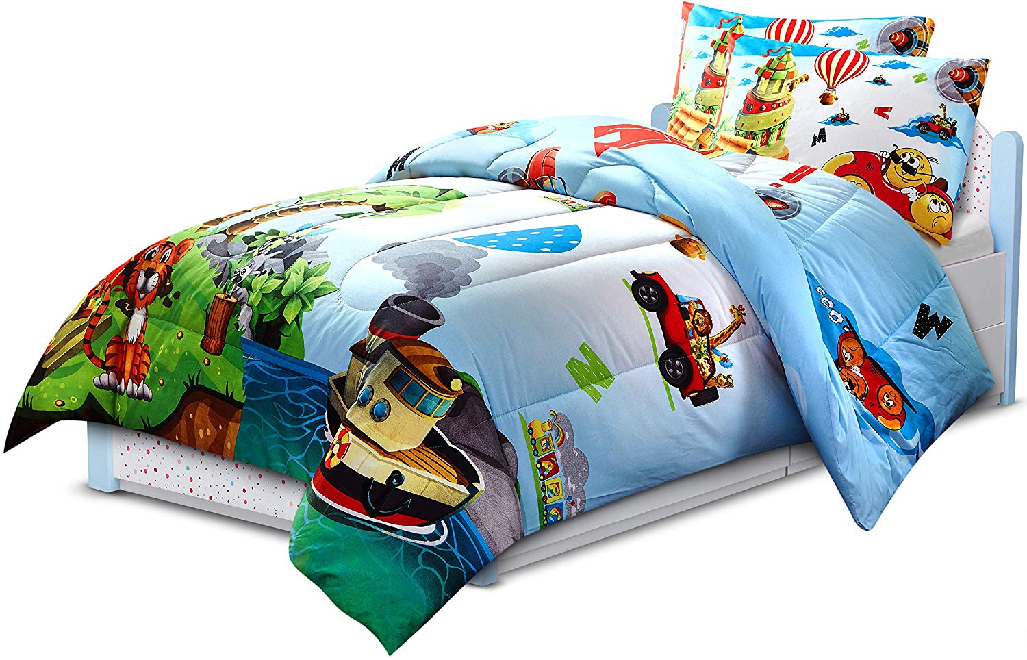 Amazon Boys Queen Comforter Soft Microfiber Animal Print