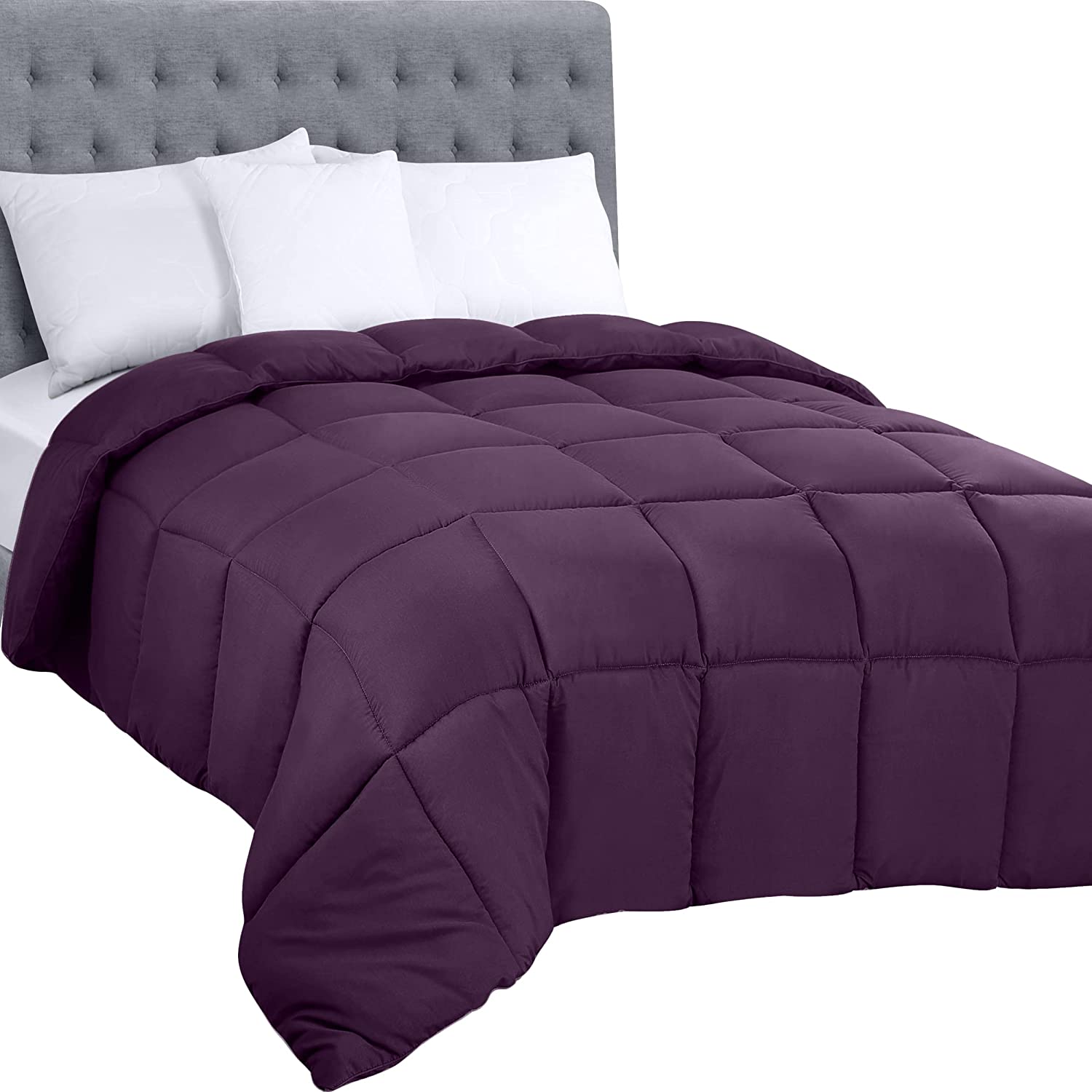 Utopia Bedding Premium Cotton Blanket Queen Plum - Soft Breathable Thermal  Blanket 350 GSM - Ideal for Layering Any Bed Twin 