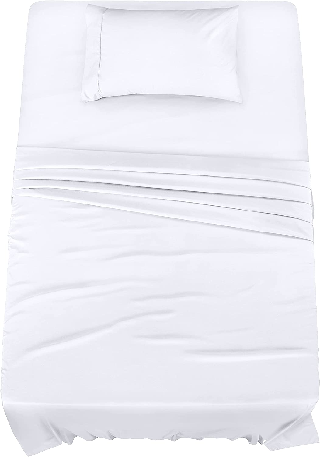 Utopia Bedding Twin Sheet Set, Soft Microfiber 3 Piece Bed Sheets with 15 Deep Pocket - Easy Care Brushed Microfiber (Quatrefoi