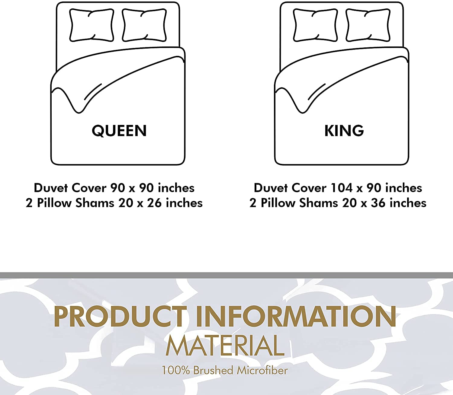 Utopia Bedding Duvet Cover King Size Set - 1 Duvet Cover with 2 Pillow  Shams - 3 Pieces Comforter Co…See more Utopia Bedding Duvet Cover King Size  Set