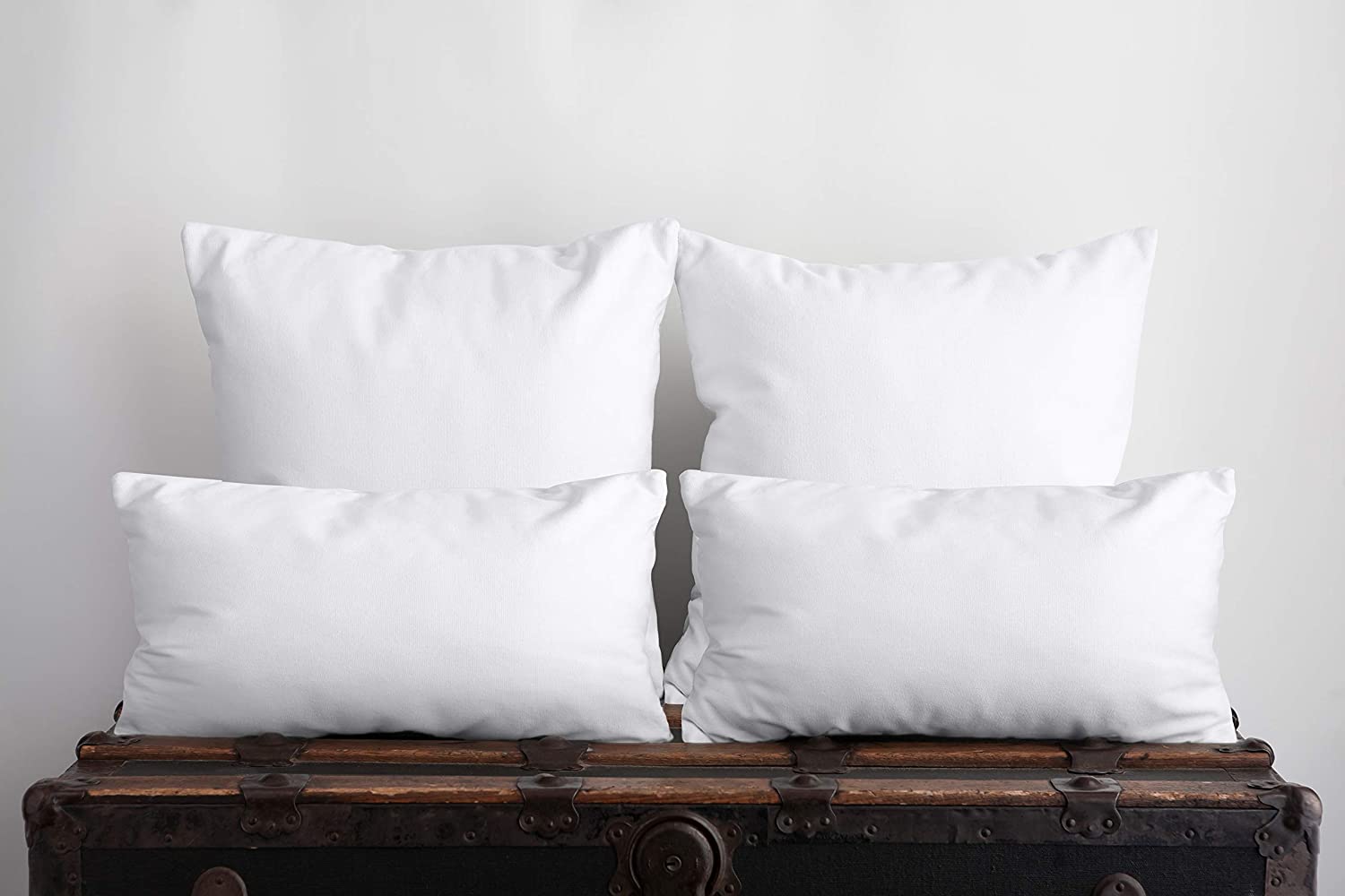 Utopia Bedding Throw Pillows Insert Pack of 2 White - 18 x 18 Inches Bed and 