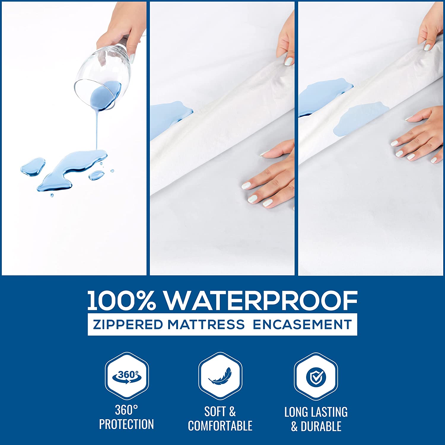Waterproof Premium Zippered Mattress – Utopia Deals