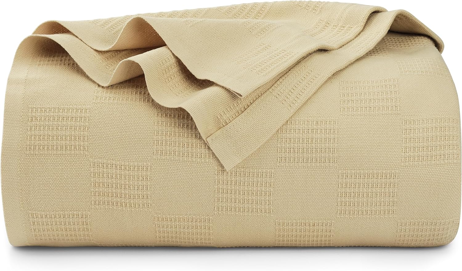 Utopia Bedding Cotton Waffle Blanket 300 GSM (White - 90x108