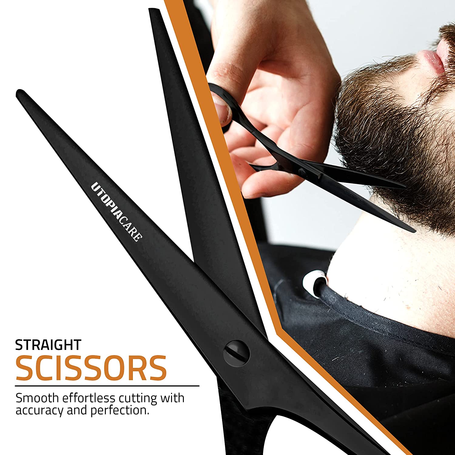 Premium Stainless Steel Hairdressing Scissors with Sharp Edge Blade By –  Utopia Deals