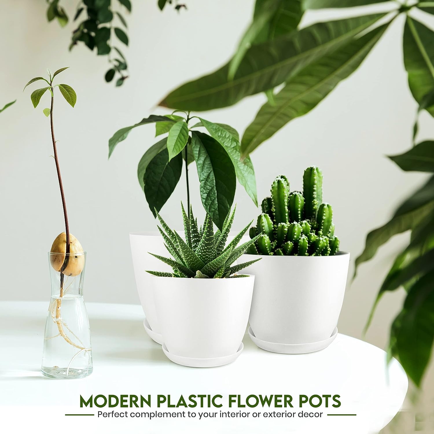 plastic floor plants Home Decor Flower Pots for Indoor Planter By Utopia Home – Utopia Brands