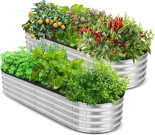 Galvanized Raised Garden Bed Kit By Utopia Home