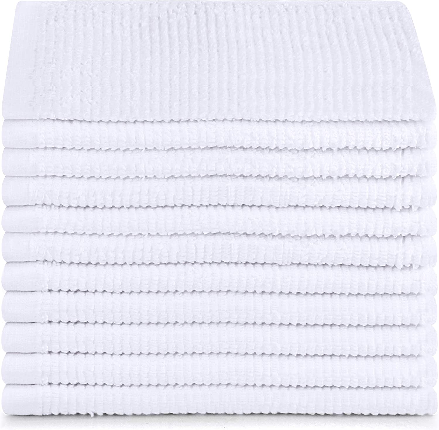 Utopia Towels Kitchen Bar Mops Towels, Pack of 12 Towels - 16 x 19 Inches,  100% Cotton Super Absorbent Dusty Pink Bar Towels, Multi-Purpose Cleaning