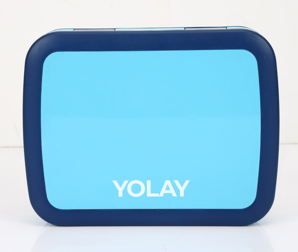 YOLAY Bento Box - Portion Control Meals For Kids -  5 Compartments - Sturdy and Durable - Versatile Food Container - Leak-Proof - BPA Free
