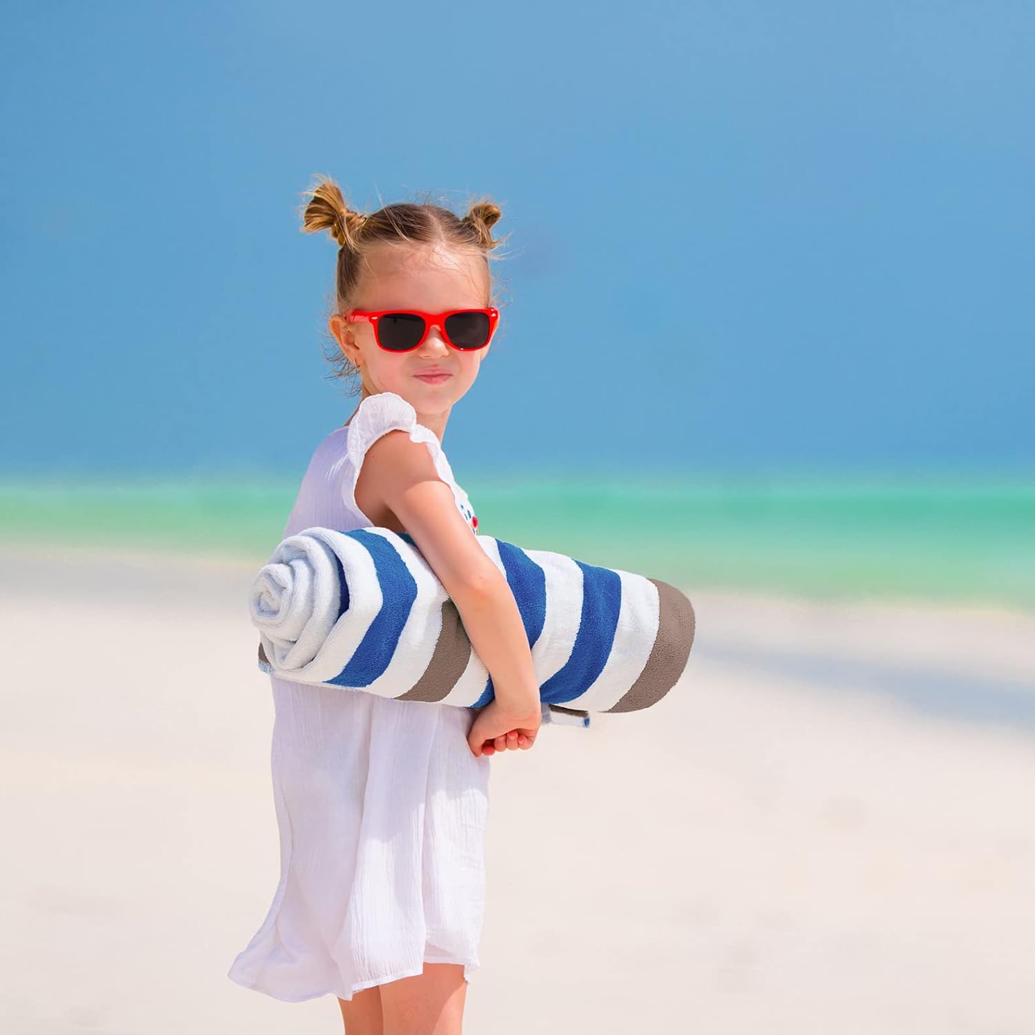 Impressions cotton sales oversized beach towel