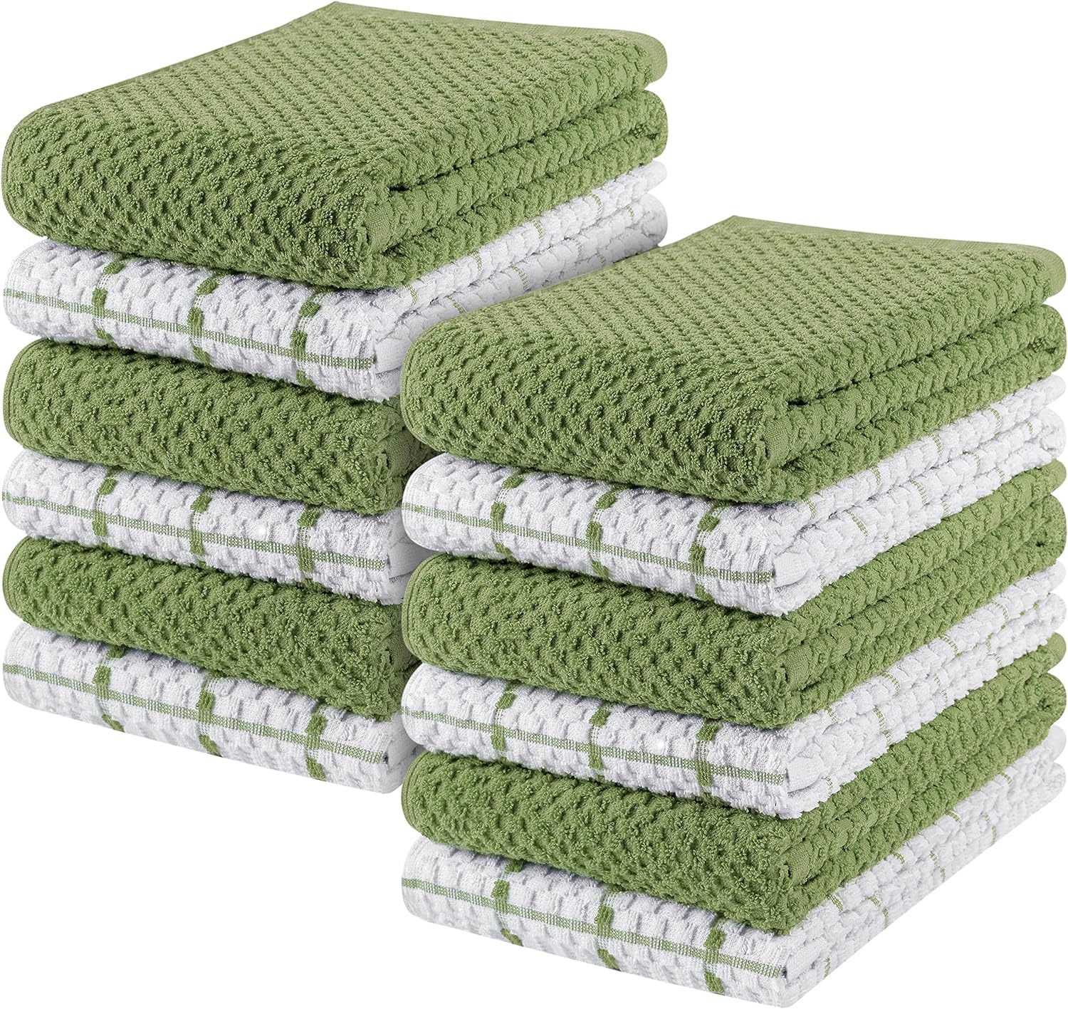 100% Ring Spun Cotton Premium 8 Piece Towel Sets – Down Cotton