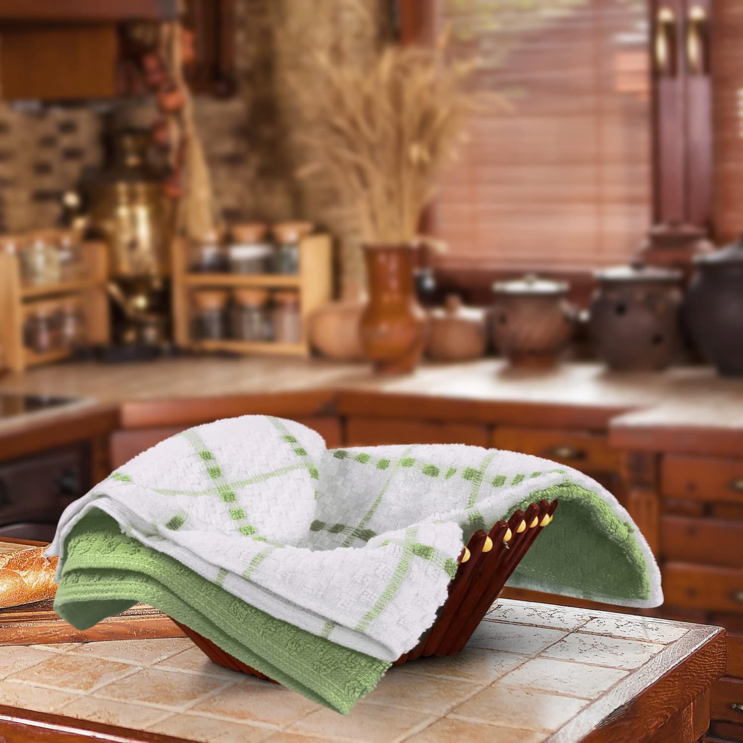 100% Organic Cotton Kitchen Towels