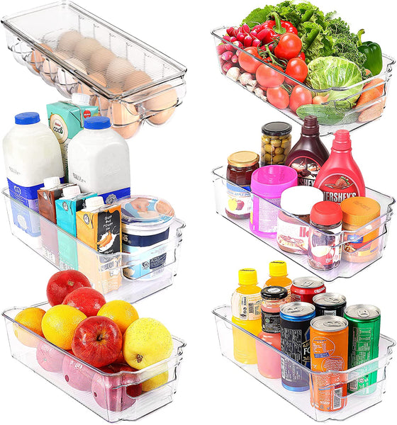 Fridge and Pantry organizer Bins - 3 Divided Section Storage By Utopia –  Utopia Deals