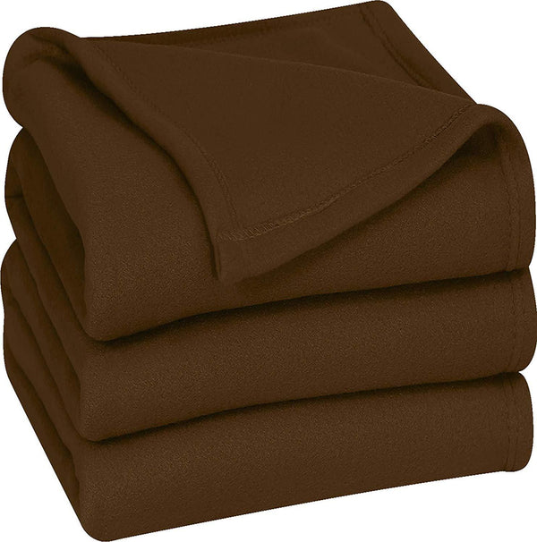 Brushed Polar Fleece Blanket by Utopia Bedding