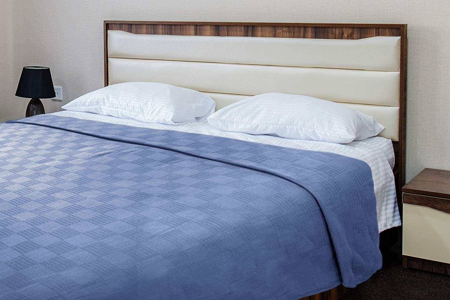 Utopia Bedding Cotton Waffle Blanket 300 GSM (White - 90x108