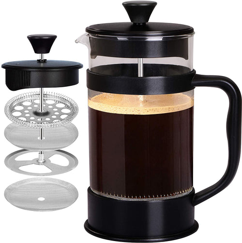 French Coffee Press 34 Oz - 1000 ml - Black by Utopia Kitchen