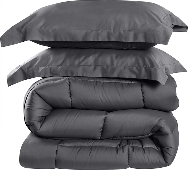 Luxurious Brushed Microfiber Down Alternative Comforter Set by Utopia Bedding