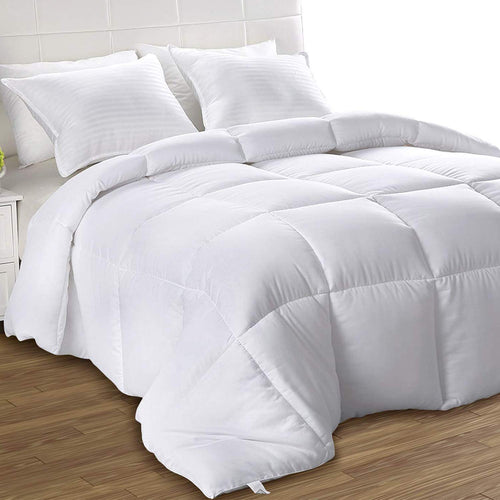 250 GSM Box Stitched Down Alternative Comforter by Utopia Bedding