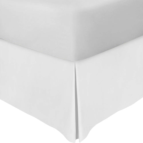 Brushed Microfiber Bed Skirt With Quadruple Pleated - 16 Inch Drop by Utopia Bedding