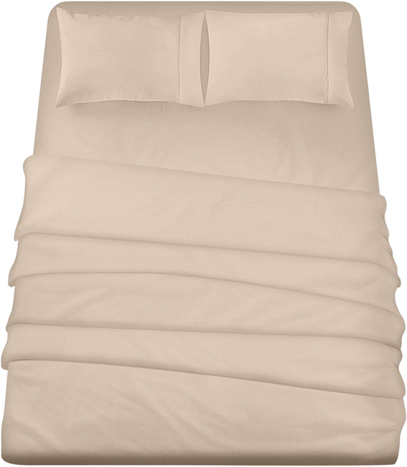 Utopia Bedding Twin Sheet Set - 3 Piece Brushed Microfiber, Shrink & Fade Resistant (Olive)