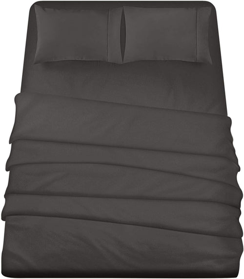 Utopia Bedding Brushed Microfiber Bed Sheet Set – 3-Piece (Flat Sheet + Fitted Sheet + Pillowcase) – Premium Comfort