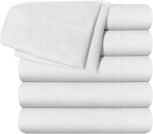 Brushed Microfiber Flat Sheet by Utopia Bedding - Bulk Pack of 24