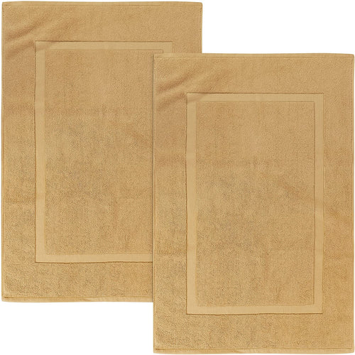 Cotton Banded Bath Mats by Utopia Towels