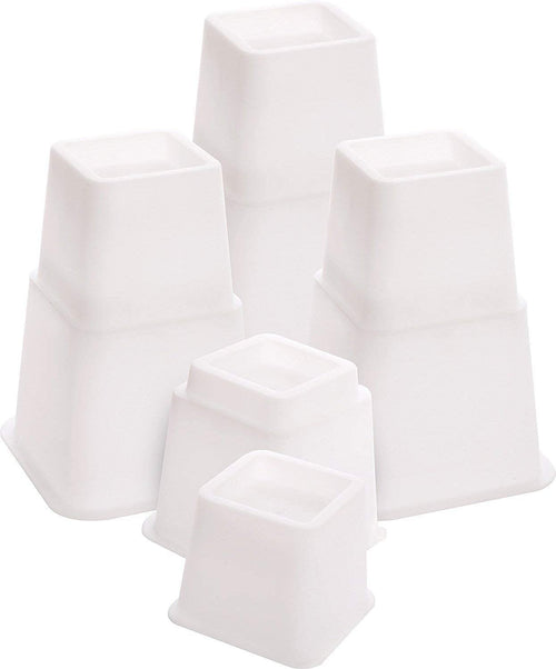 Adjustable Furniture Risers - 3, 5 and 8 Inch Heavy Duty Riser by Utopia Bedding